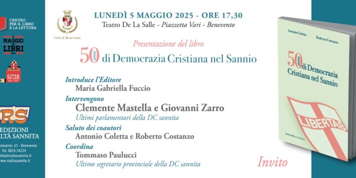 Presentazione libro ’50 anni di Democrazia Cristiana nel Sannio’