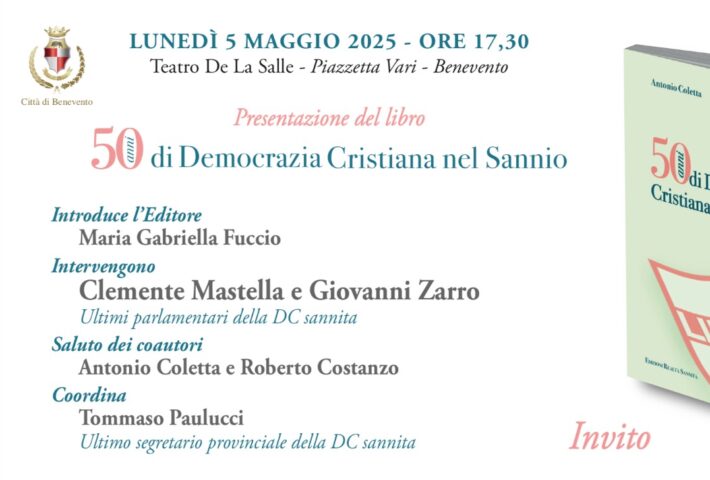 Presentazione libro ’50 anni di Democrazia Cristiana nel Sannio’