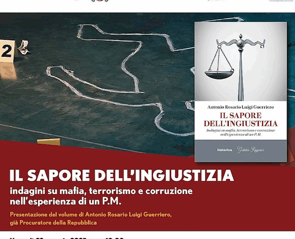 Presentazione libro ‘Il sapore dell’ingiustizia’