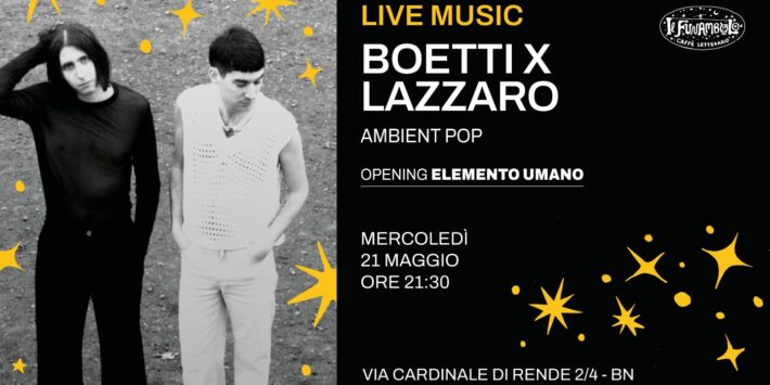 Concerto di Boetti e Lazzaro