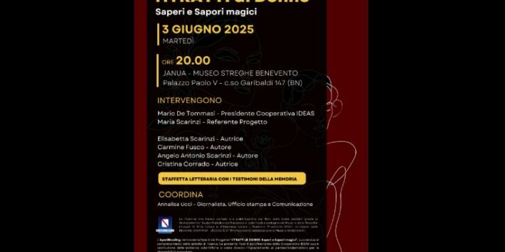 Staffetta letteraria “riTRATTI Di DONNE: Saperi e Sapori Magici”