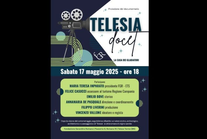 Proiezione documentario “Telesia docet – La casa dei gladiatori”
