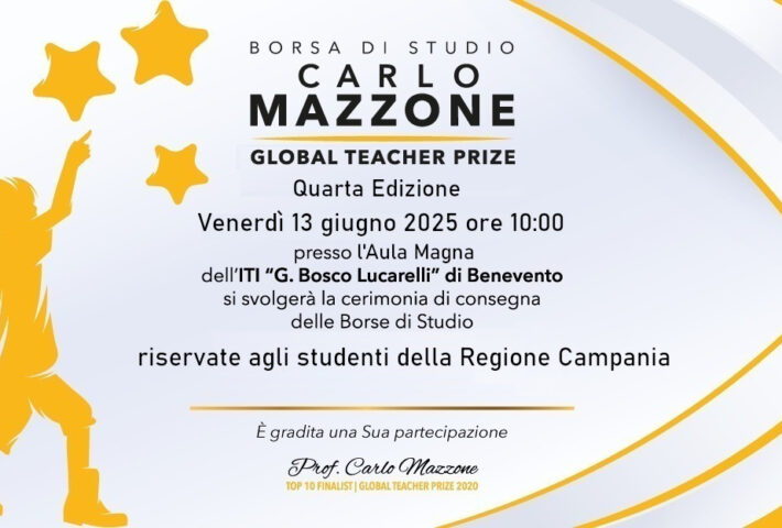 Consegna Borsa di Studio “Carlo Mazzone Global Teacher Prize”