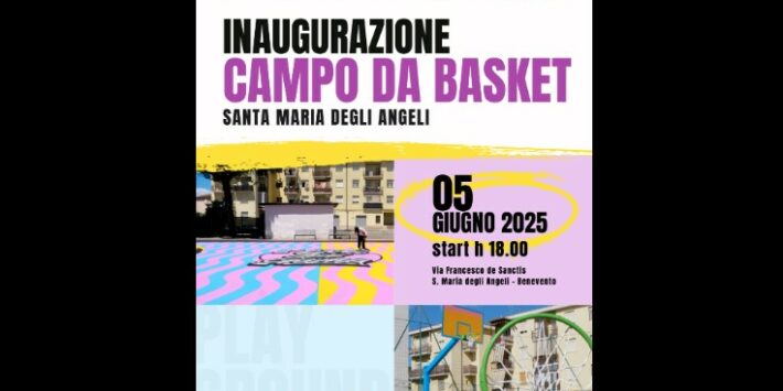 Inaugurazione campo di basket