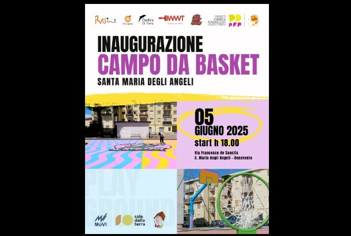 Inaugurazione campo di basket