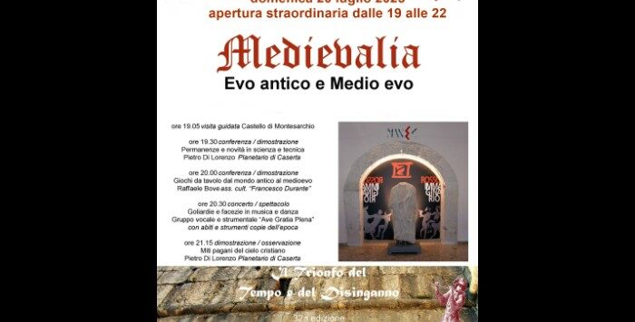 Apertura straordinaria MANSC ed evento ‘Medievalia’