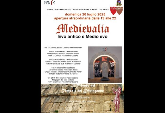 Apertura straordinaria MANSC ed evento ‘Medievalia’
