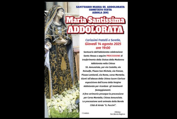 Madonna Addolorata in processione