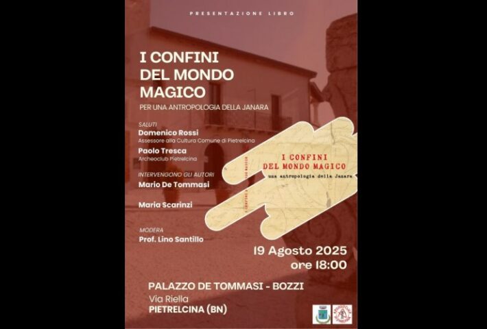 Presentazione libro “I confini del mondo magico – Per una antropologia della Janara”