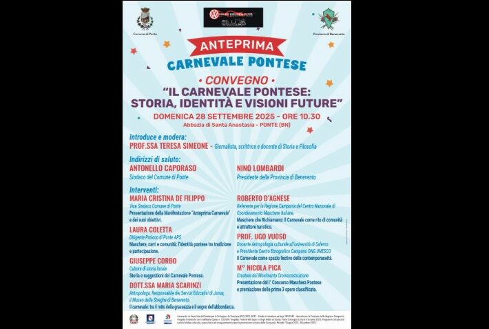 Convegno “Il Carnevale Pontese: storia, identità e visioni future”