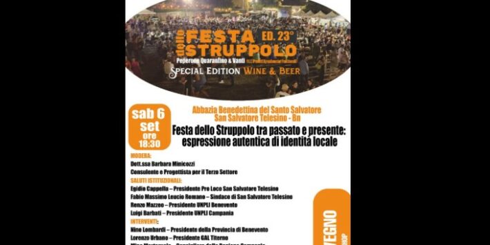 “Festa dello Struppolo tra passato e presente: espressione autentica di identità locale”