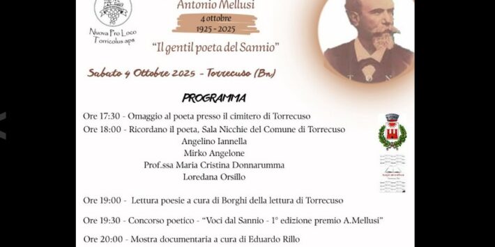 Torrecuso celebra il centenario della morte di Antonio Mellusi