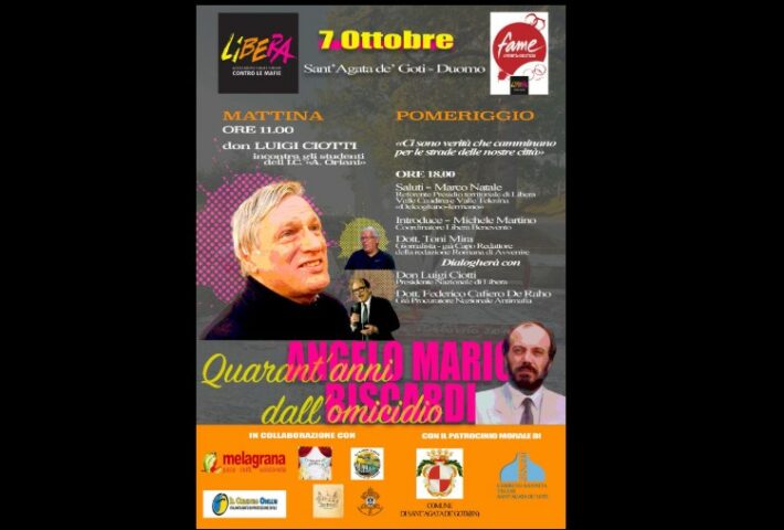 Don Luigi Ciotti a Sant’Agata de’ Goti