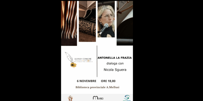 “Luogo comune. Una stanza per la poesia”: Antonella La Frazia dialoga con Nicola Sguera