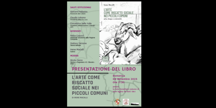 “L’arte come riscatto sociale nei piccoli comuni: arte, luogo e comunità”