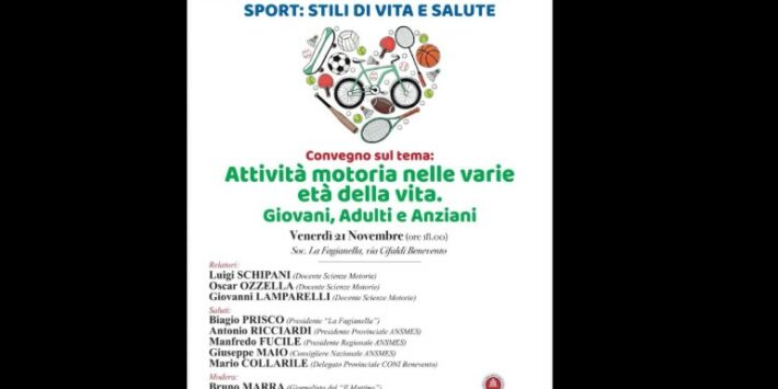 “Attività motoria nelle varie età della vita. Giovani, adulti e anziani”