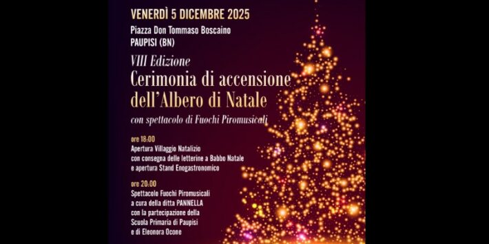 Cerimonia di Accensione dell’Albero di Natale