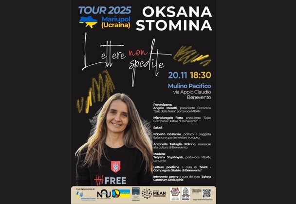 Incontro con la poetessa ucraina Oksana Stomina
