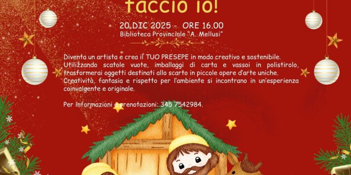 “Il Presepe lo faccio io!”