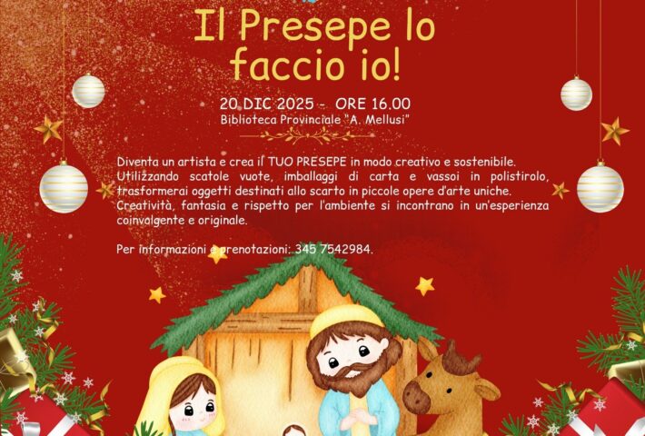 “Il Presepe lo faccio io!”
