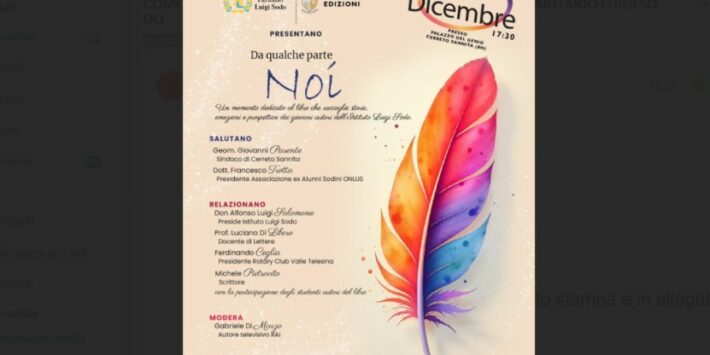 Presentazione libro “Da qualche parte Noi”