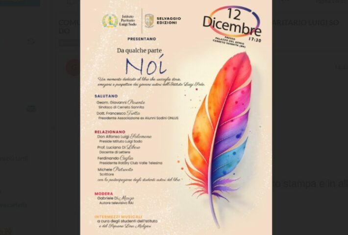 Presentazione libro “Da qualche parte Noi”