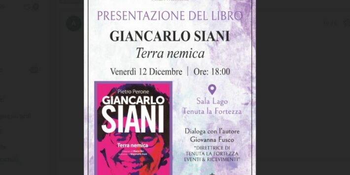 Presentazione libro ‘Terra nemica’