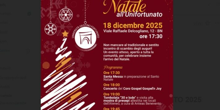 Natale all’Unifortunato