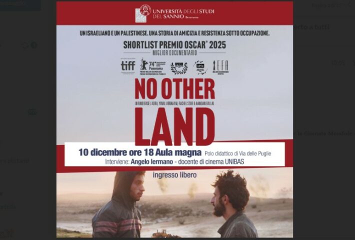 Proiezione del documentario No Other Land