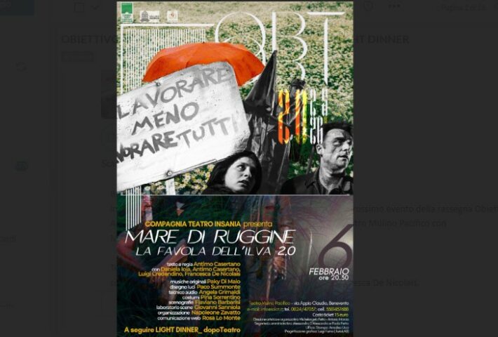 Spettacolo teatrale ‘Mare di ruggine’