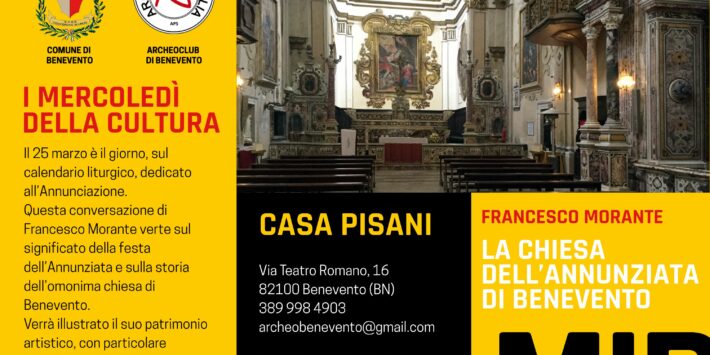 Conversazione di Francesco Morante sulla chiesa dell’Annunziata