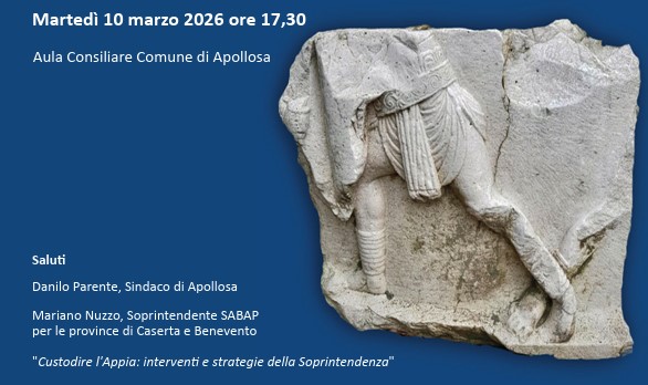 Un cantiere per conoscere l’Appia: un monumento funerario romano ad Apollosa