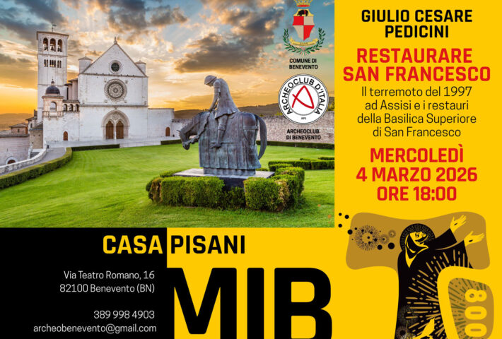 Restaurare San Francesco: salotto culturale con Giulio Cesare Pedicini