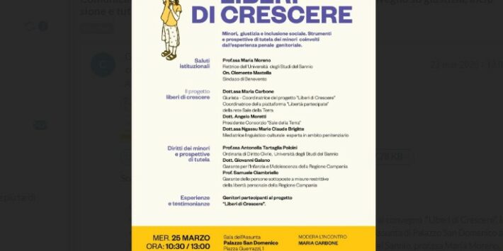 Convegno “Liberi di Crescere”