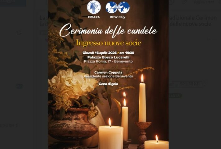 FIDAPA: Cerimonia delle Candele