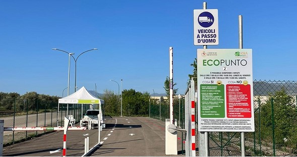 Inaugurazione ecopunto Asia