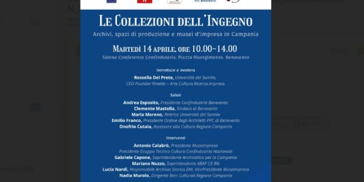 Convegno ‘Le Collezioni dell’Ingegno’