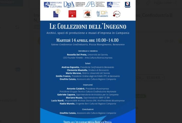 Convegno ‘Le Collezioni dell’Ingegno’