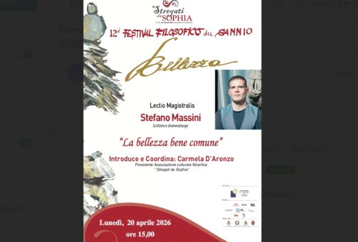 Lectio magistralis di Stefano Massini