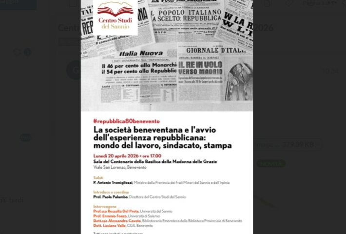 La società beneventana e l’avvio dell’esperienza repubblicana