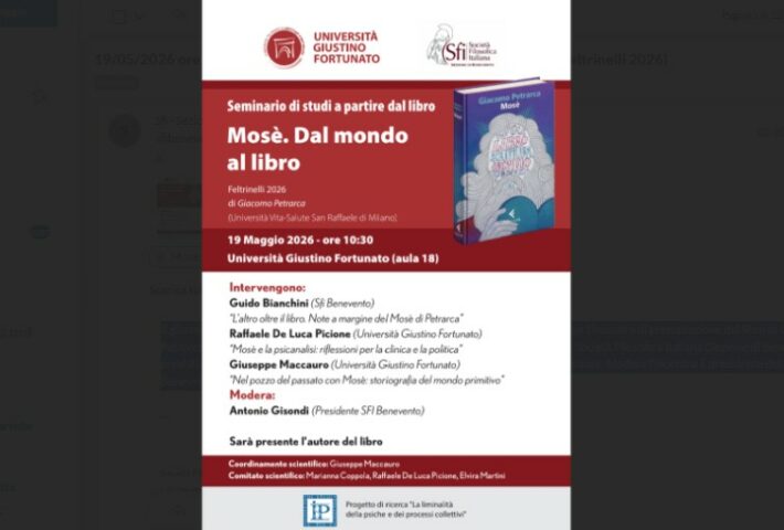 Presentazione libro “Mosè. Dal mondo al libro”